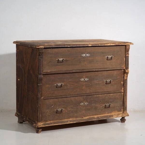 Antique patinated chest of drawers (c.1920) #43
