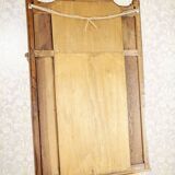 Art Nouveau Wall Mirror with Oak Frame, 1920s