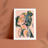 Illustration "Lady" A4