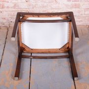 Tabouret Art Déco en hêtre, tchèque, années 1920