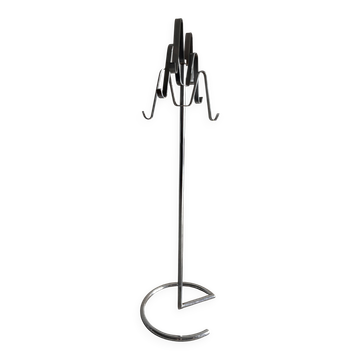 Chrome coat rack from the 1970s