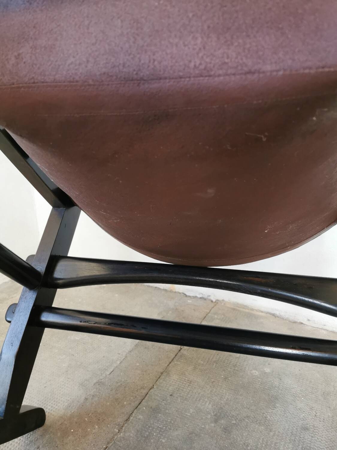 Brutalist rocking chair