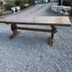 Table monastère en chêne massif,  243cm de L