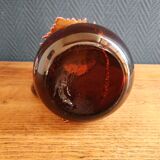 Carafe à Sangria Vintage Espagnole - Pichet en Verre Ambré Rétro