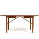 Fine Danish freestanding Desk in Teak and Oak 1960s