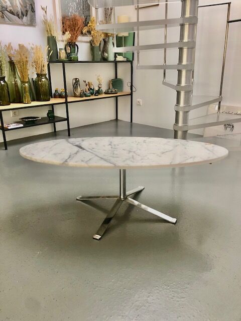 White marble coffee table