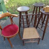 Lot of 3 high stools