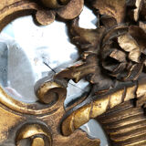 Golden rock mirror, Napoleon III, 19th