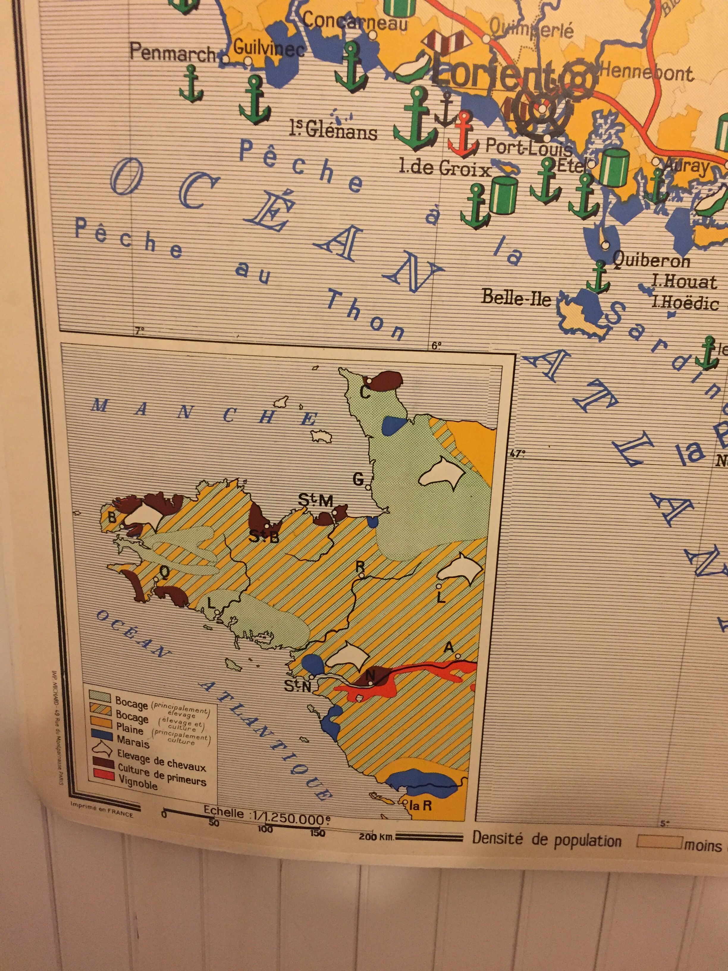 Western region school map (Britain)