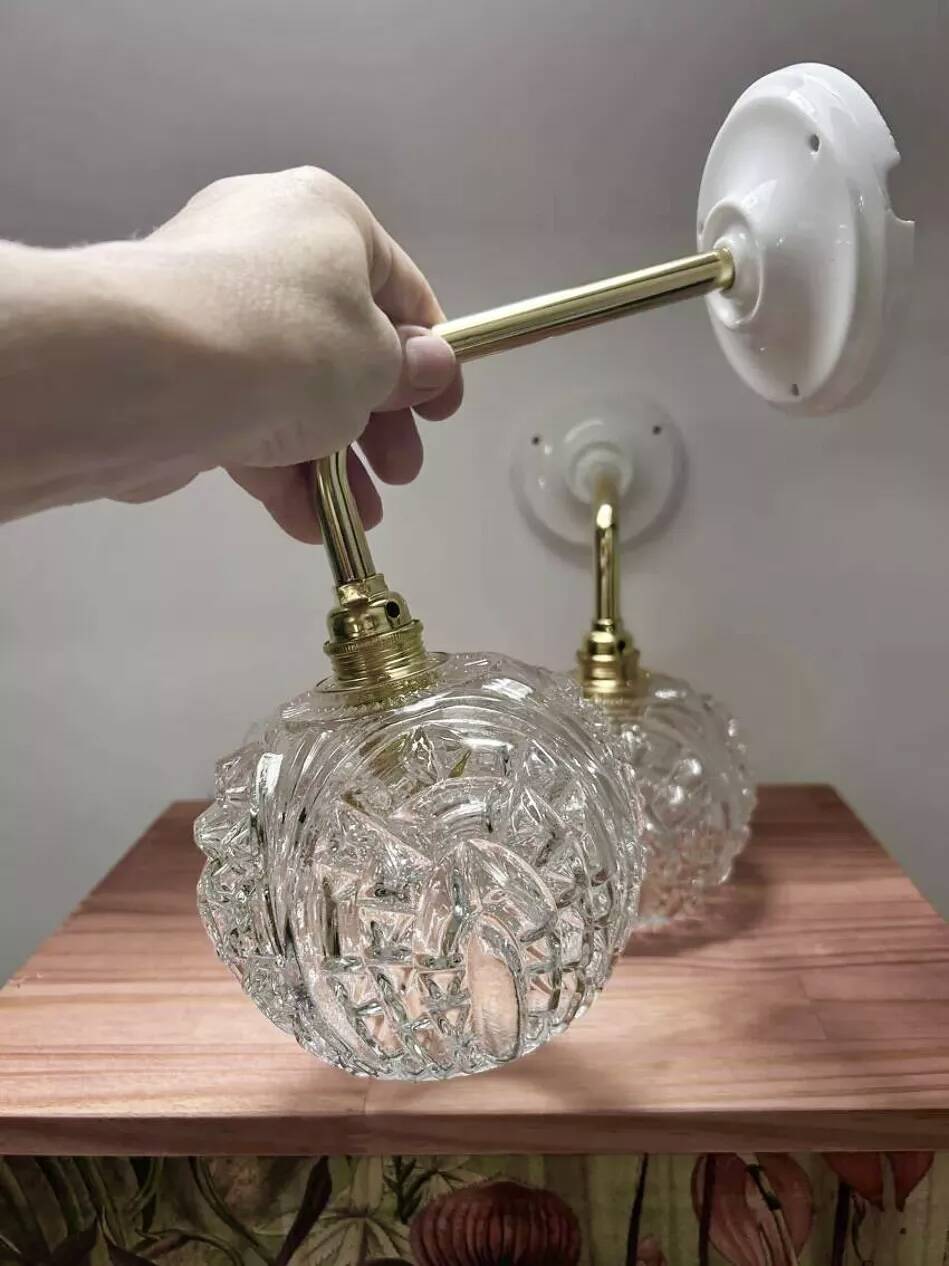 Pair of vintage wall sconces