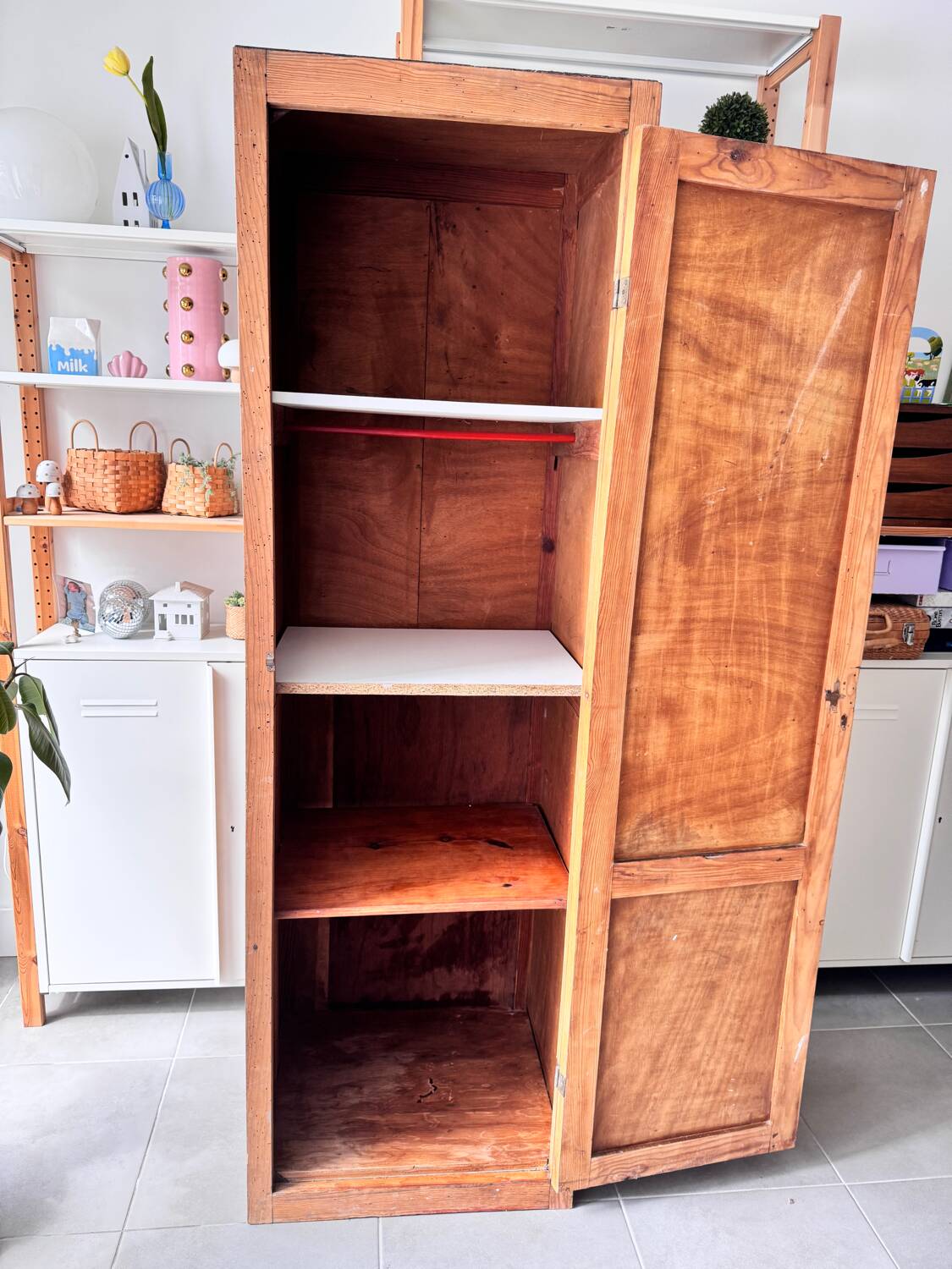 Tall men's wardrobe - Parisian - bonnetière