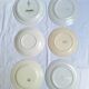 Vintage blue green dinner plates