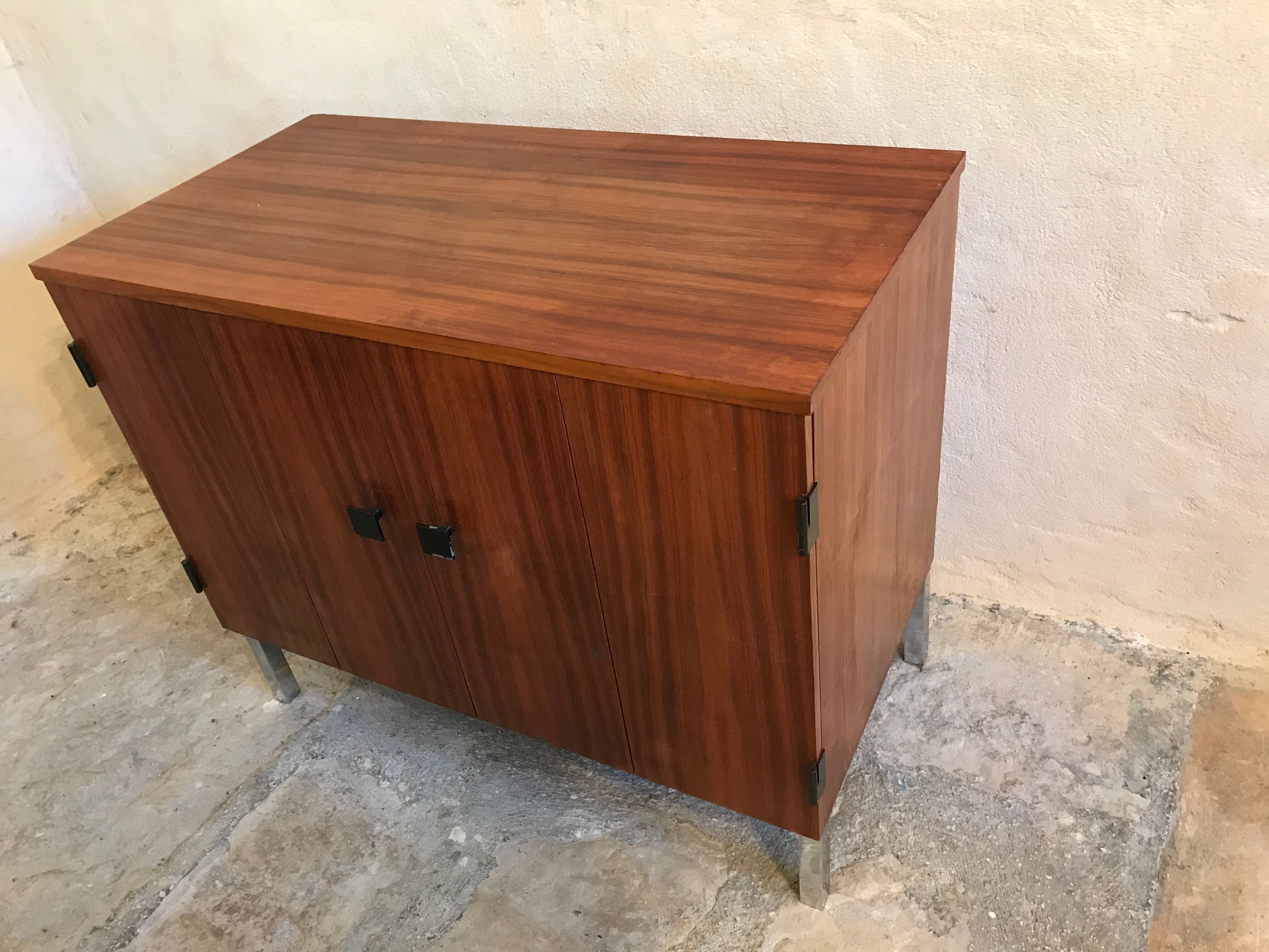 1960's vintage two-door storage unit