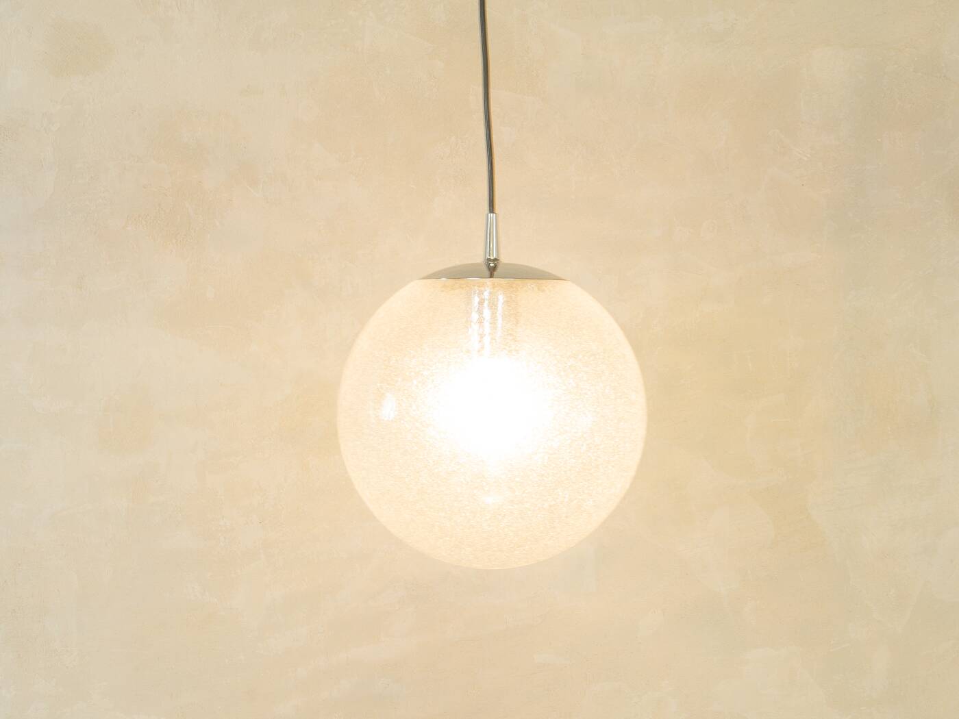1950s globe ceiling lamp by Peill & Putzler