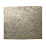 Old cardboard map of Paris - 13th Arrondissement