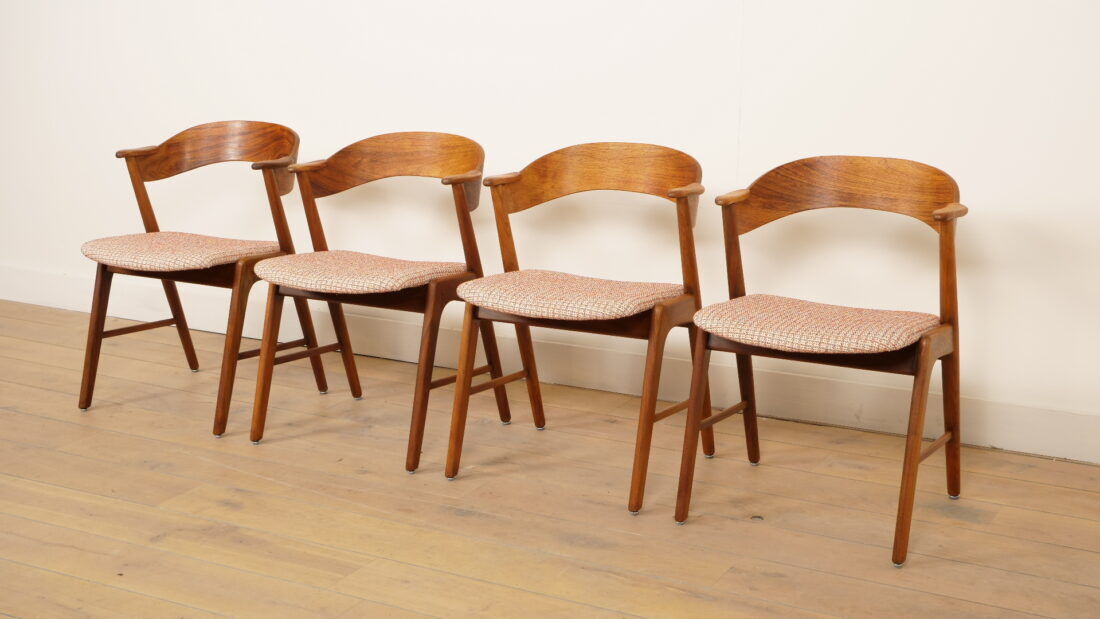 4 x dining chairs | Korup Stolefabrik | KS 21 | Re-upholstered