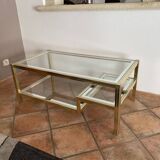 Table basse Roche Bobois. 1970. Hollywood Regency. 110x75