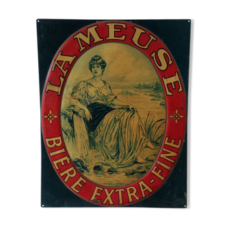 La Meuse enamelled plaque