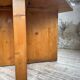 Square modernist table made of solid pine from the 1950s.