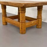 Vintage solid oak coffee table