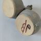 Salt and pepper shakers in glazed stoneware with dog – Handmade pottery