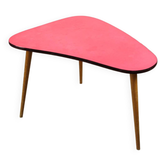 Mid Century Italian Oval Red Table