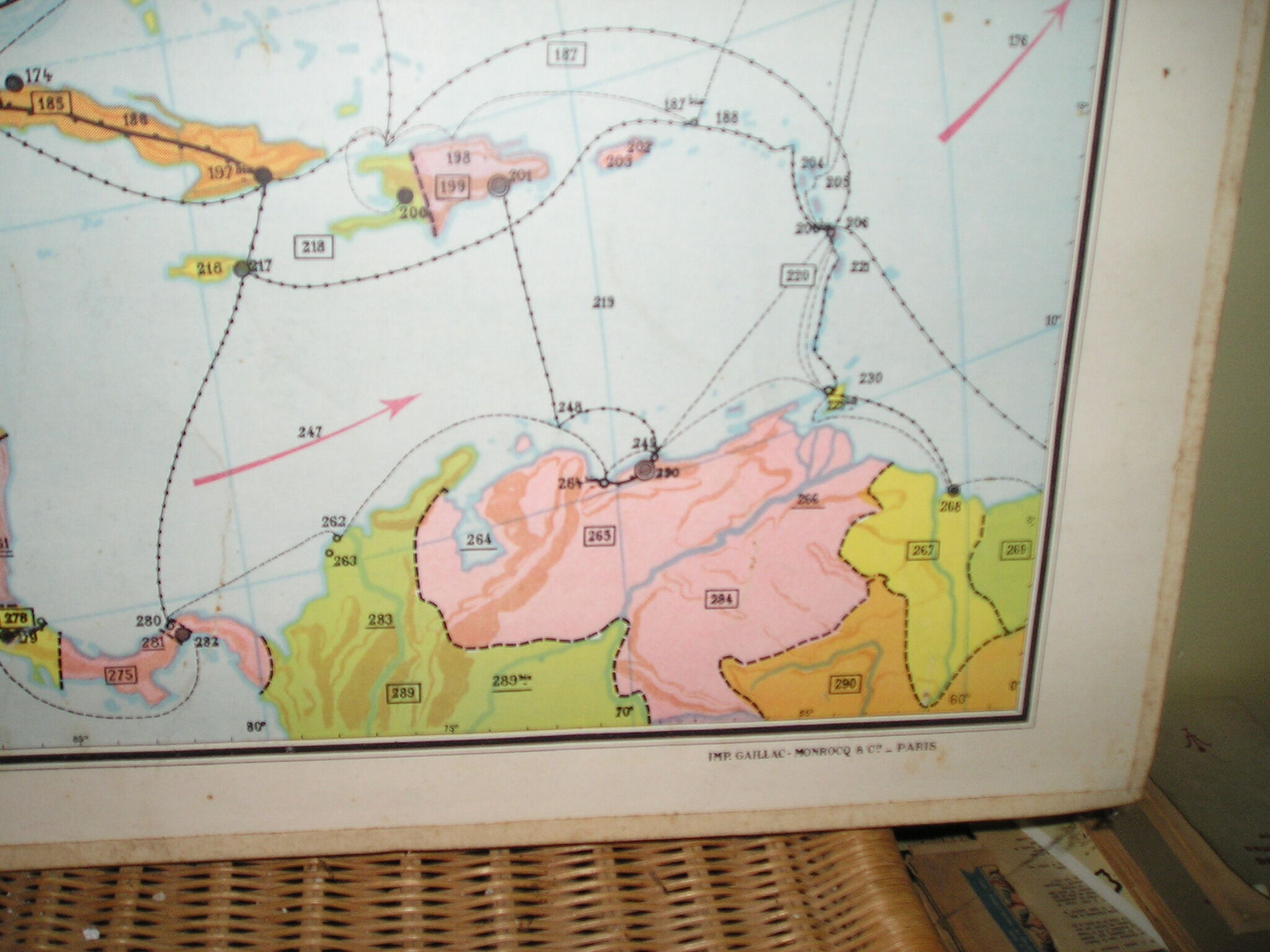 School map Vidal-Lablache n ° 19 'North America policy' at Armand Colin