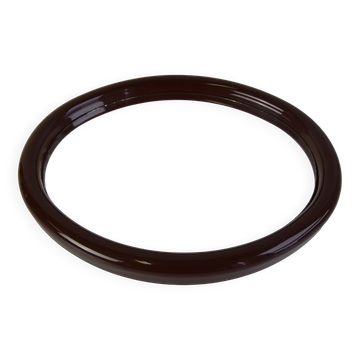 Vintage Oval Wall Mirror, Czechoslovakia, 1970's.