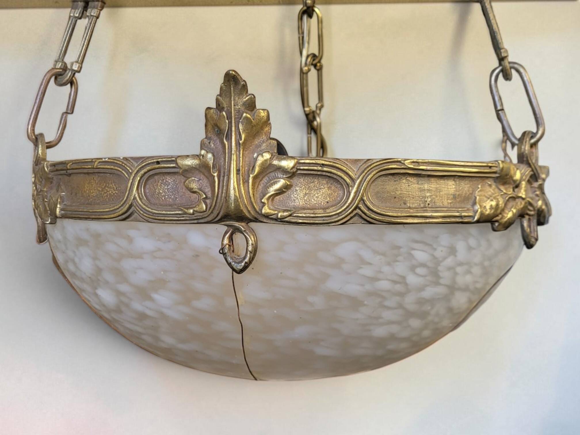 Art Deco Bronze Pendant