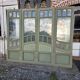 4 Art Nouveau partition doors + transom