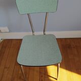 Lot of 2 chairs formica mint with water