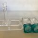 Salt and pepper Luigi Bormioli lucite and glass
