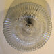 Vintage glass ceiling or wall lamp, Italy, 1960s