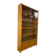 Étagère/vitrine/meuble de collection vintage en bois peu profond