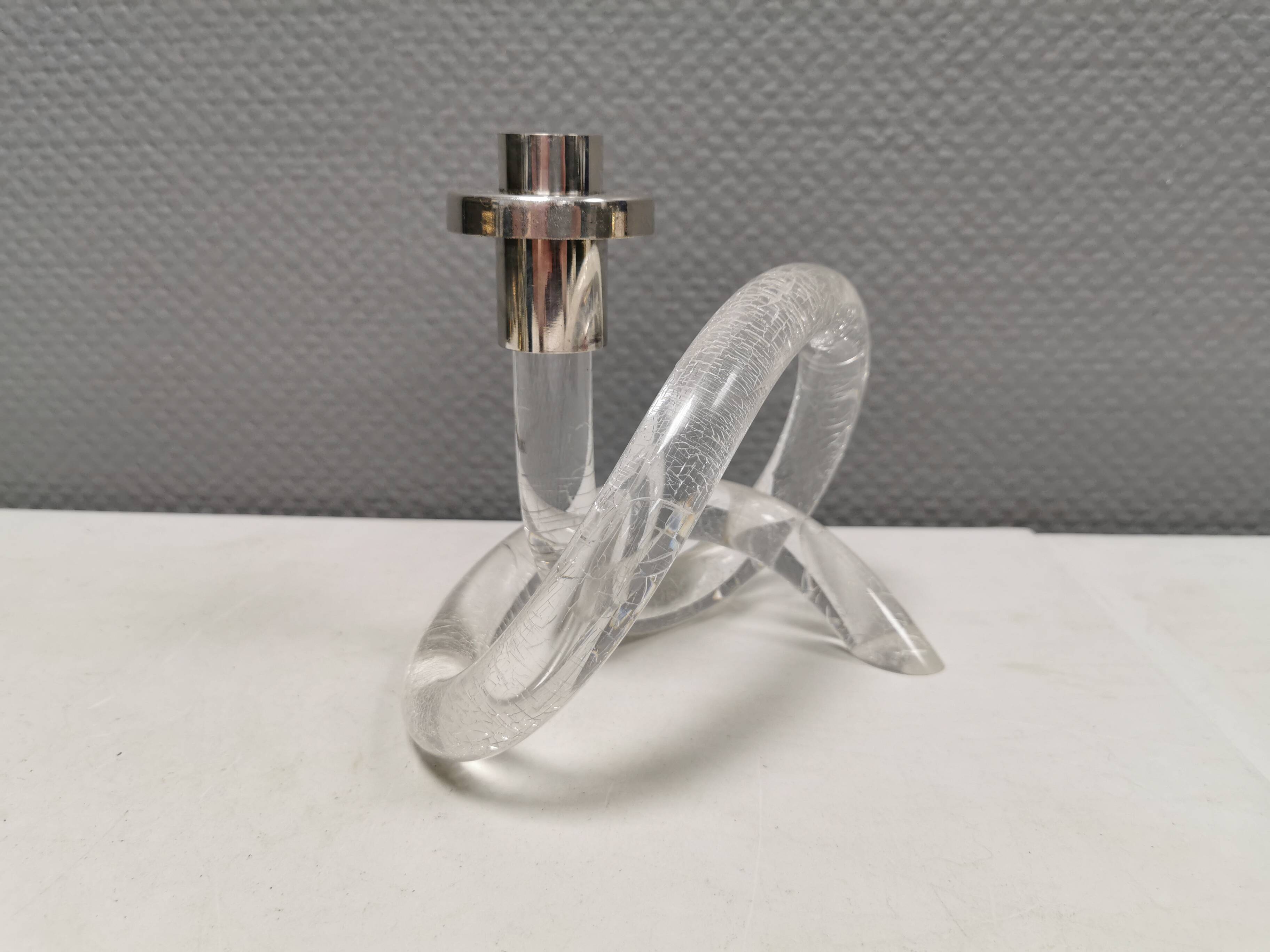 PRETZEL Candleholder by Dorothy Thorpe, 1950s.