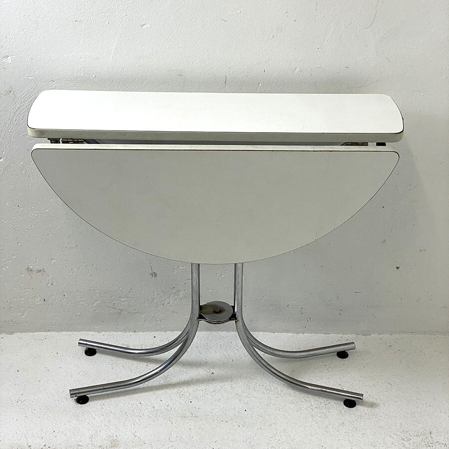 Folding table in vintage formica 70's