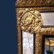 Napoleon III / Victorian style mirror with enclosed panels - Large format.