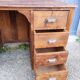 Magnificent vintage oak desk