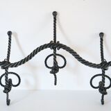 Marine decoration wrought iron coat rack