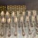12 large spoons 12 forks silver metal Christofle Marly in blister