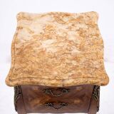 Unique bedside tables, France, circa 1920.