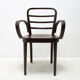 Art deco writing desk chair, 1930, bohemia