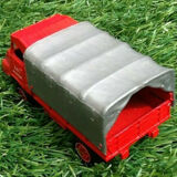 Miniature Car Firefighter (1973) Truck Simca Unic S.U.M.B 4X4 Solido
