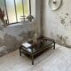 Brass coffee table attributed to Guy Lefevre for Maison Jansen