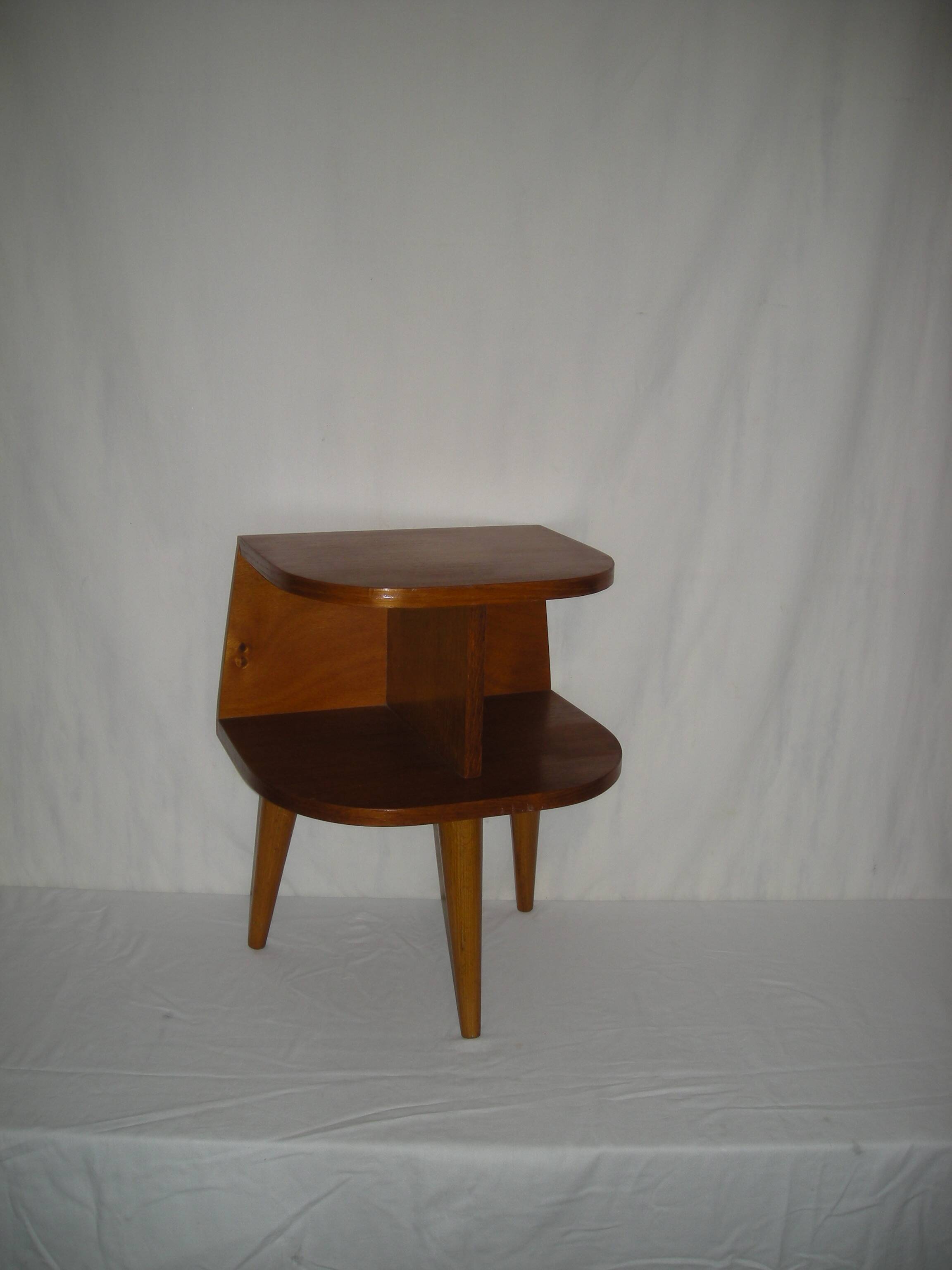 tripod bedside table from the 50s