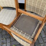 Set of 4 danish vintage teak dining chairs