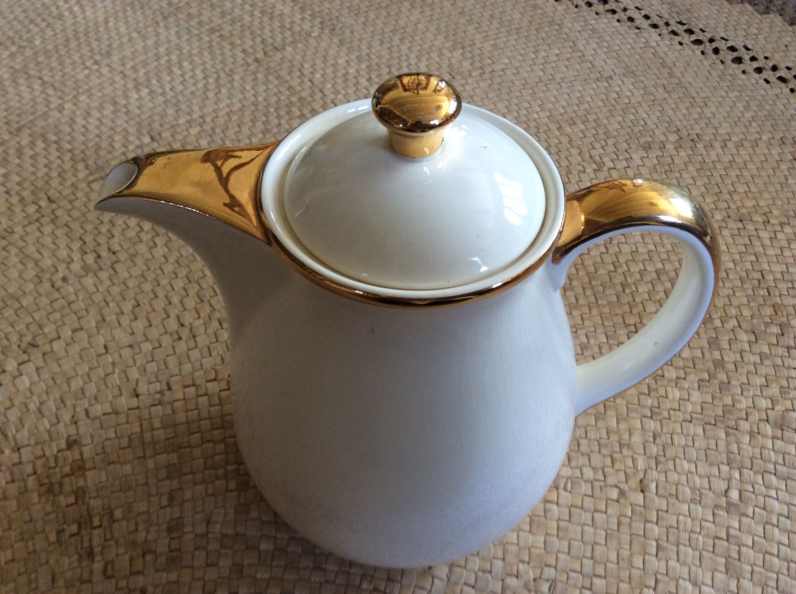 Porcelain teapot