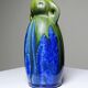 Petit vase grès émaillé ancien 1900-1910 attribué à Méténier émaux cristallins