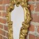 Pair of old rock mirrors in plaster - 59x38cm