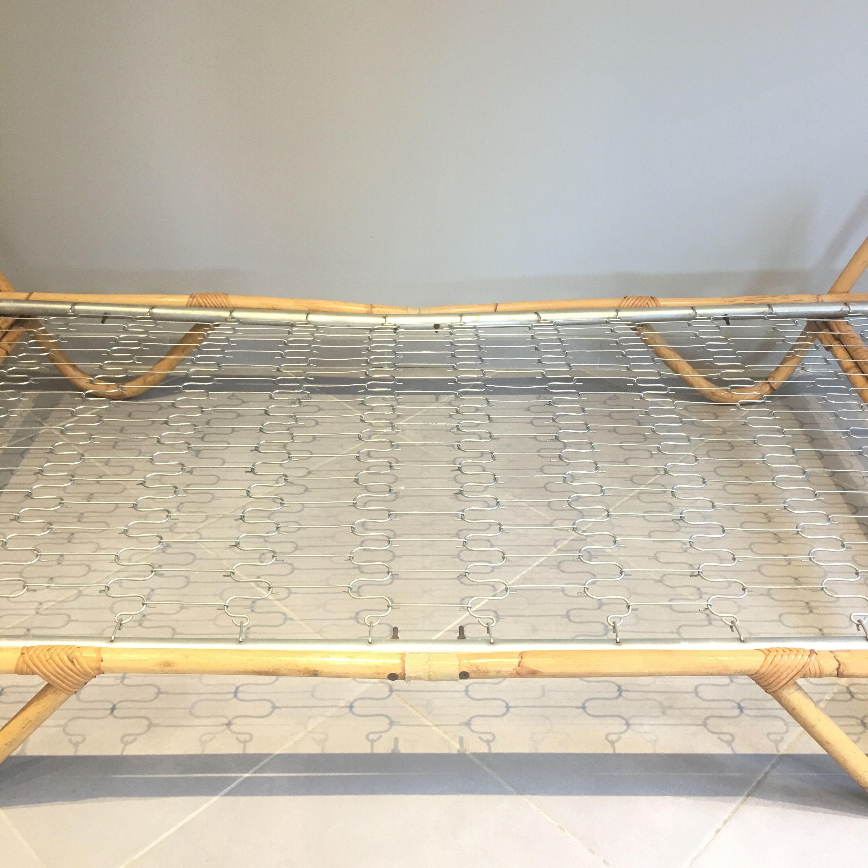 Vintage  rattan bed